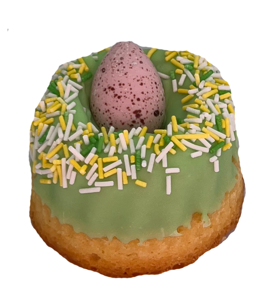 Afbeelding van Mini paas tulband cake groen