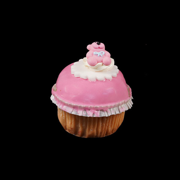 Afbeelding van Muffin geboorte roze