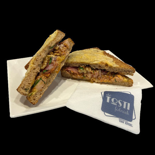 Afbeelding van Tosti - Luxe Pulled chicken
