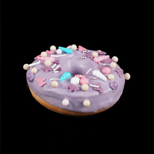 Afbeelding van Donut decoratie paars per stuk