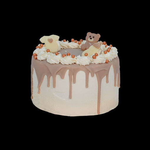 Afbeelding van Gender reveal taart 6/8 personen