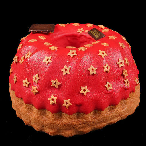 Afbeelding van Kerst Tulbandcake - Rode fondant