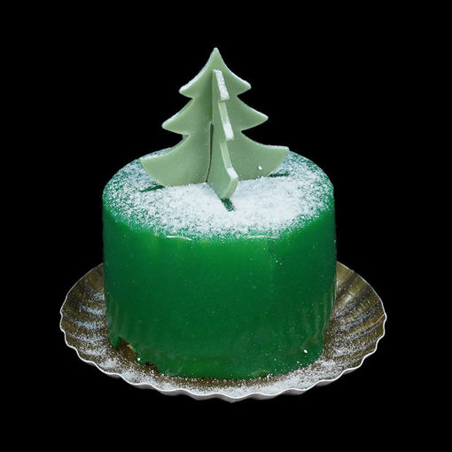 Afbeelding van Kerstboom gebakje 4 stuks