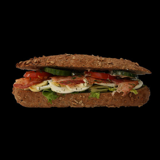 Afbeelding van Belegd broodje - Ei & bacon